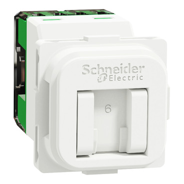 Cache prise RJ45 2 modules polaires SCHNEIDER NU941118