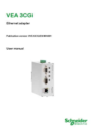 VEA 3CGi - Ethernet adapter - User manual