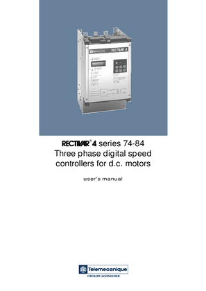 Three phase digital speed controllers for d.c. motors.
