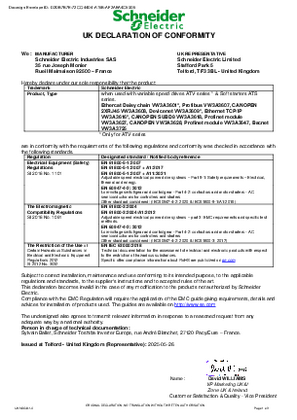 VW3A36xx-VW3A3725 UK Declaration