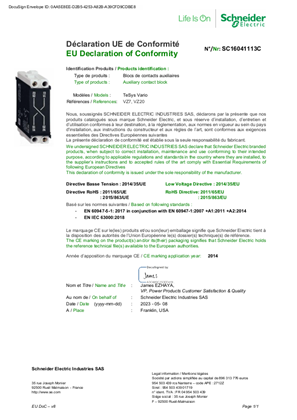 EU Declaration TeSys_VZ7_VZ20