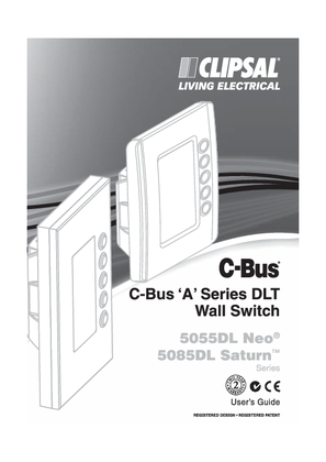 C-Bus- Clipsal Wall Switch-User Guide