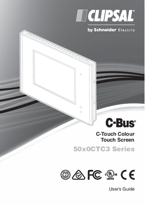 C-Bus C-Touch Colour Touch Screen