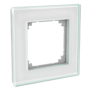 Exxact Solid 1-osainen lasikehys kirkkaan valkoinen