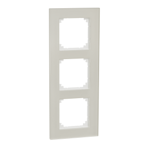 Exxact Solid 3-osainen lasikehys kirkkaan valkoinen