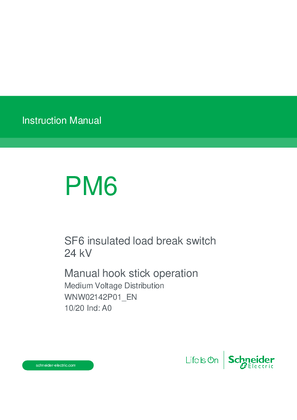 Switch User Manual_Hookstick_PM6 24 kV_EN