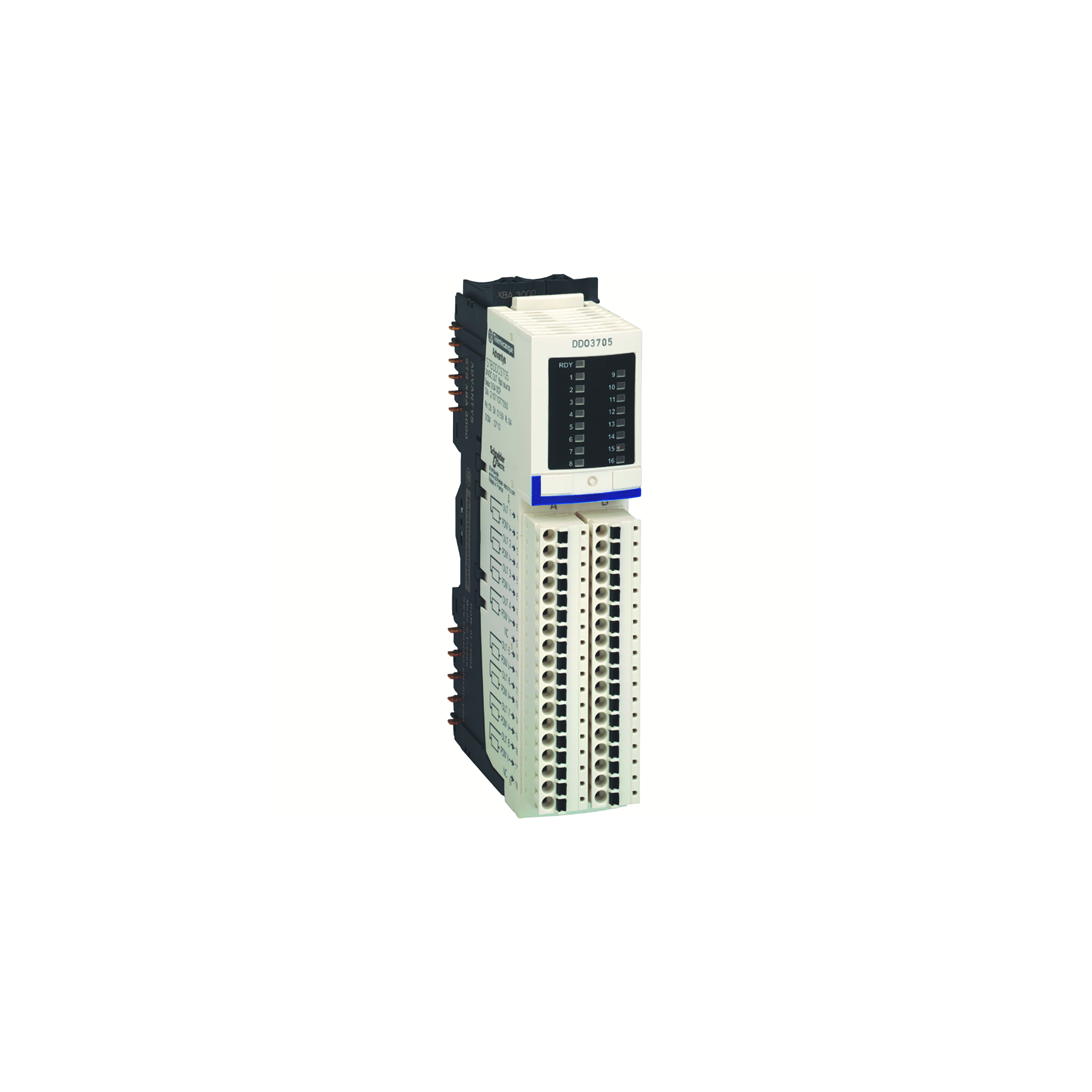 basic digital output kit, Modicon STB, 24V DC, 16O, screw type connector