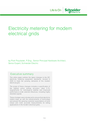 Electricity metering for modern electric grids