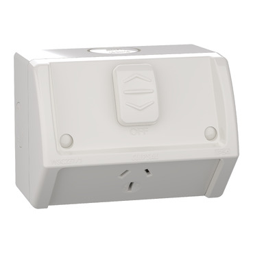 Weathershield, Socket, Single, 15A, 250VAC, IP54