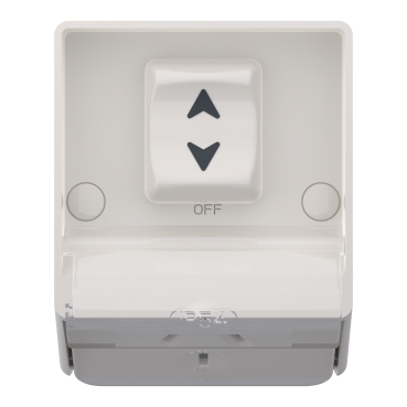 Single Switched Socket Outlet, Narrow, 10A - Image