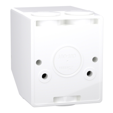 Single Switched Socket Outlet, Narrow, 10A - Image