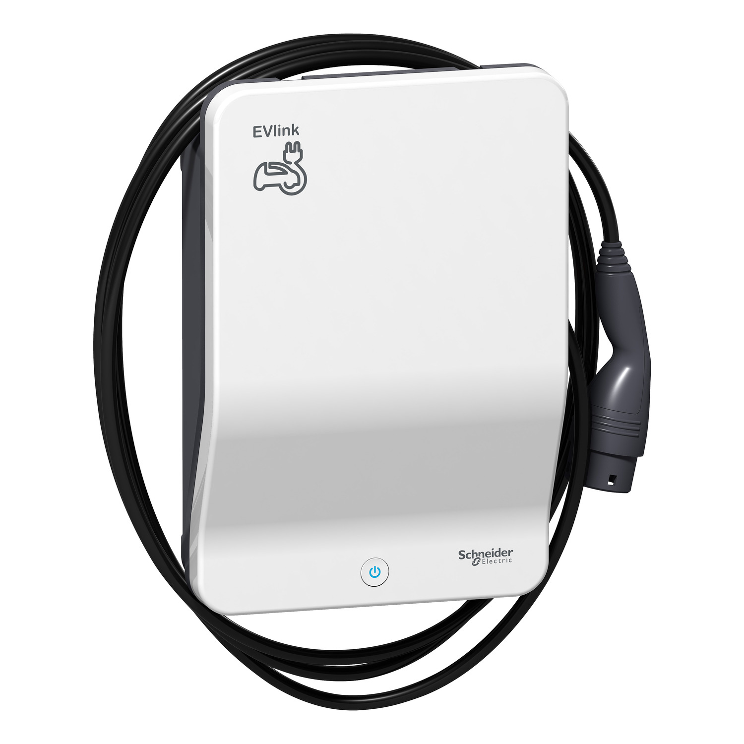Evlink WallBox - 3.7 kW - T2 attached Cable - Charging Station