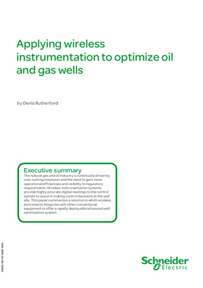 Wireless Instrumentation Oil & Gas