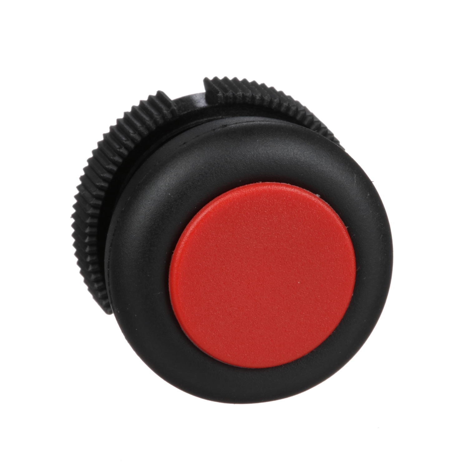 Push button head, Harmony XAC, plastic, red, booted, spring return