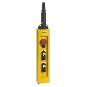Harmony XACB 4 nyomógomb, mechanikus retesz, 3 pólus, +vészgomb, 3kW XACB4933