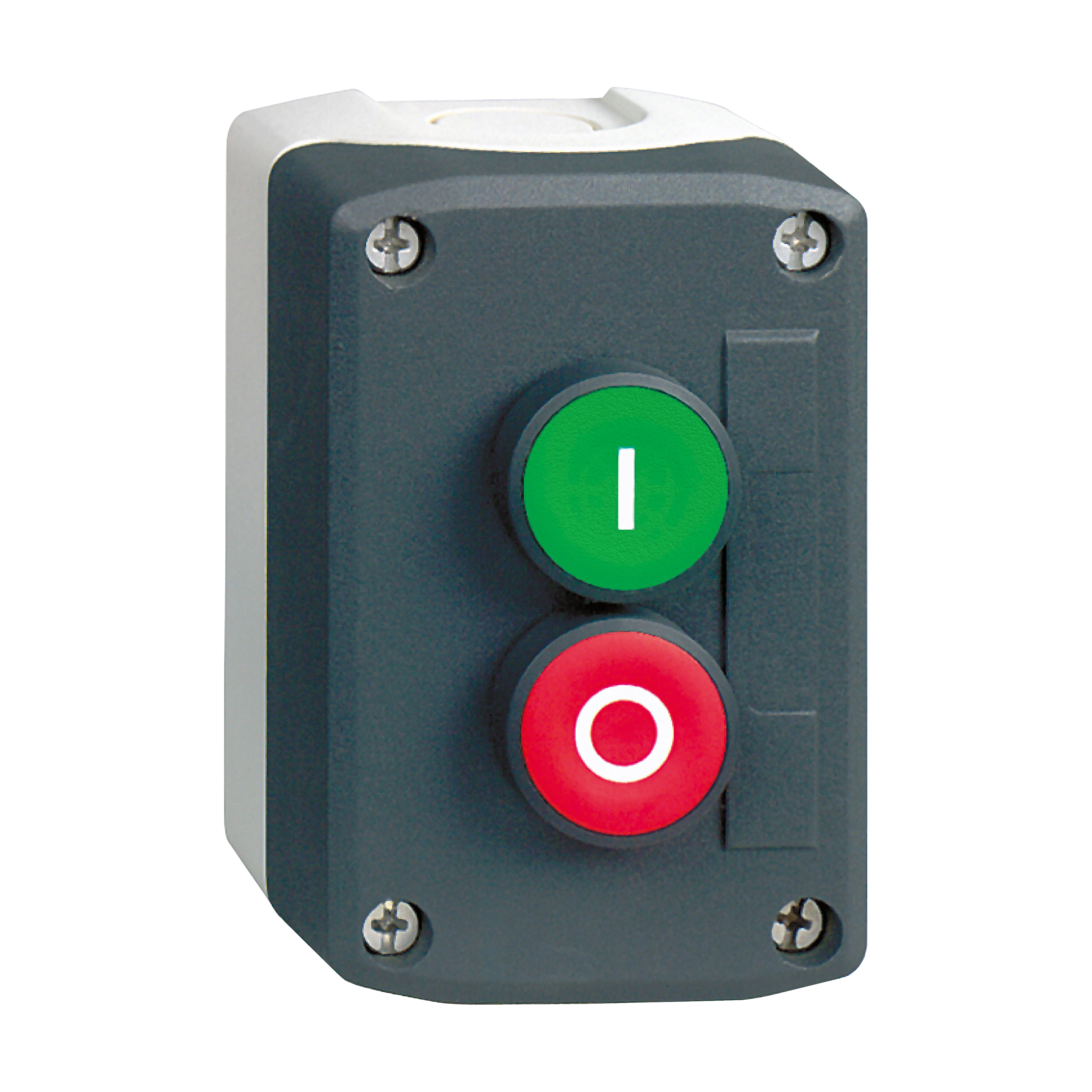 SCHNEIDER ELECTRIC CAJA PLASTICA GRIS 2 PULSADORES I.0 1NA+1NC