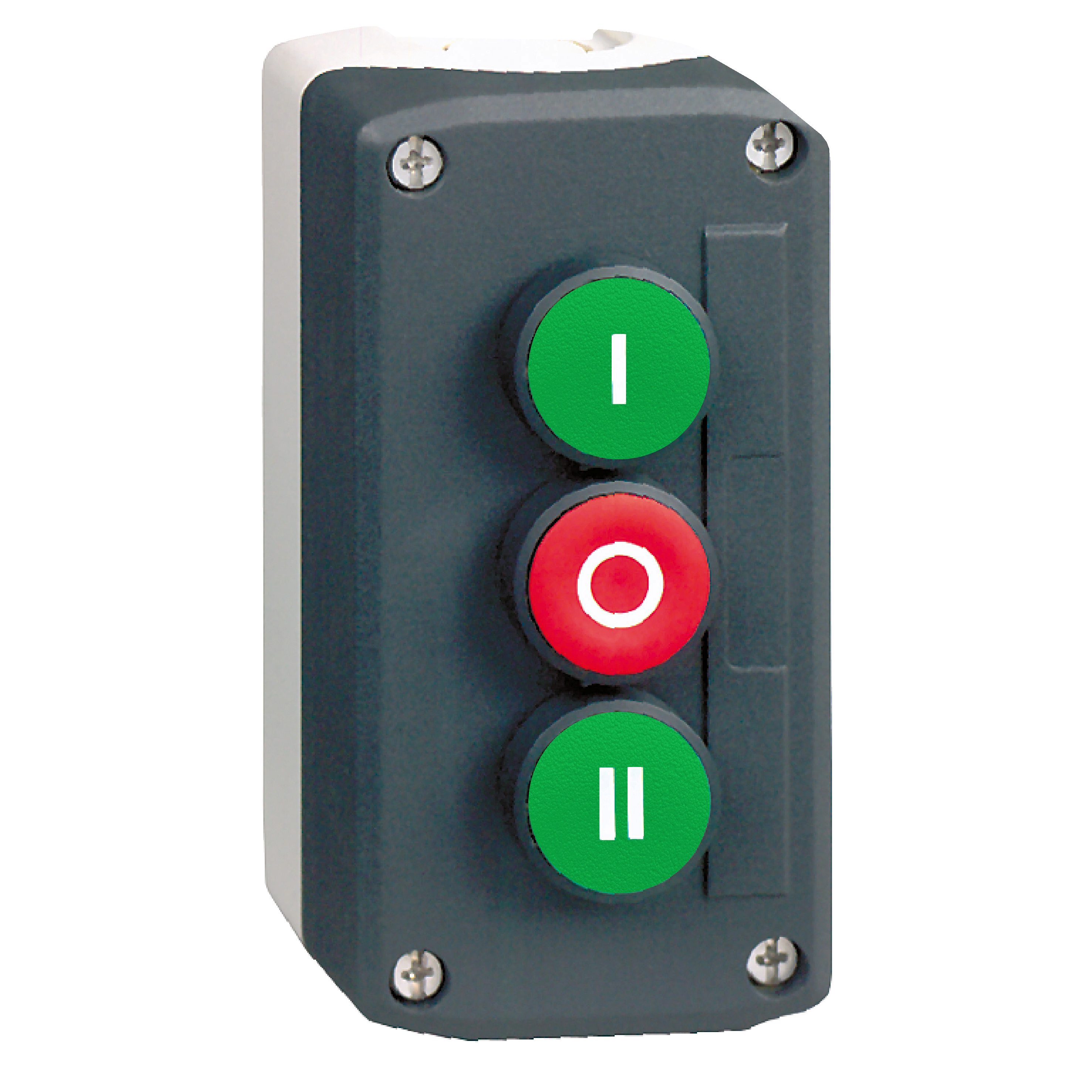 3 PUSH BUTTONS CONT BOX