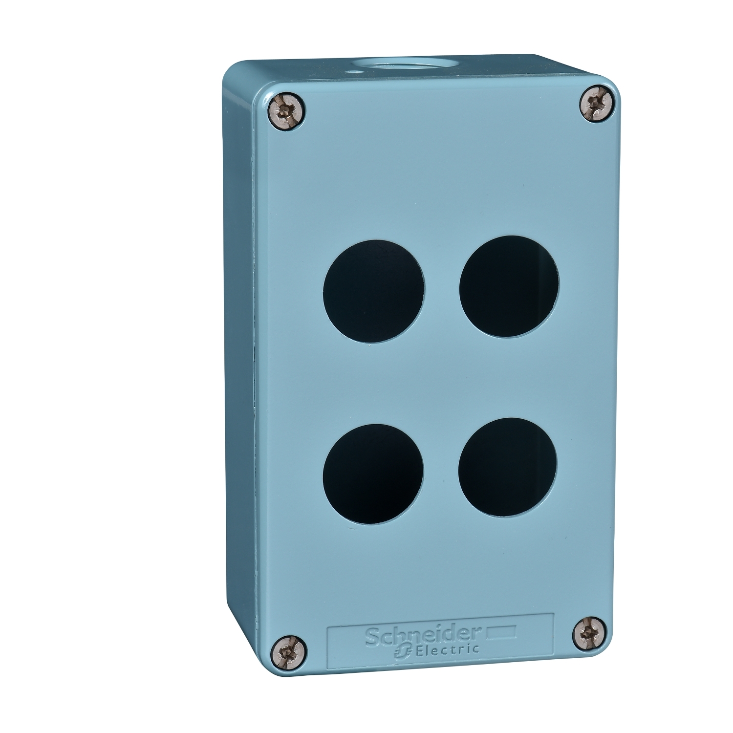 die-cast empty control station - XAPM - Ø22- zinc alloy- 4 openings in 2 columns