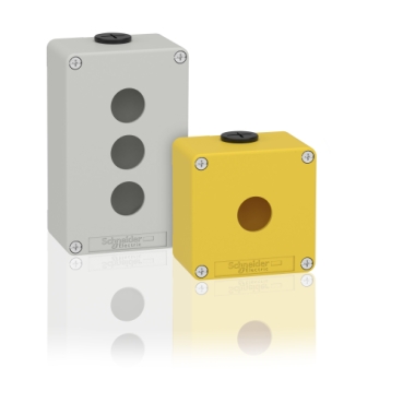 Metal and insulated enclosures using XB4 range Ø 22 mm control and signaling units