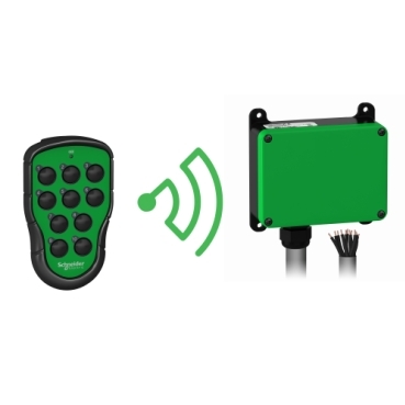 Harmony Pocket Remote Schneider Electric Pocket-sized wireless industrial radio remote control