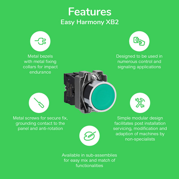 Interruttore Blocco A Chiave ZB2-BE102 - 2 Posizioni, Plastica, Per Sicurezza Elettrica - Foto 7