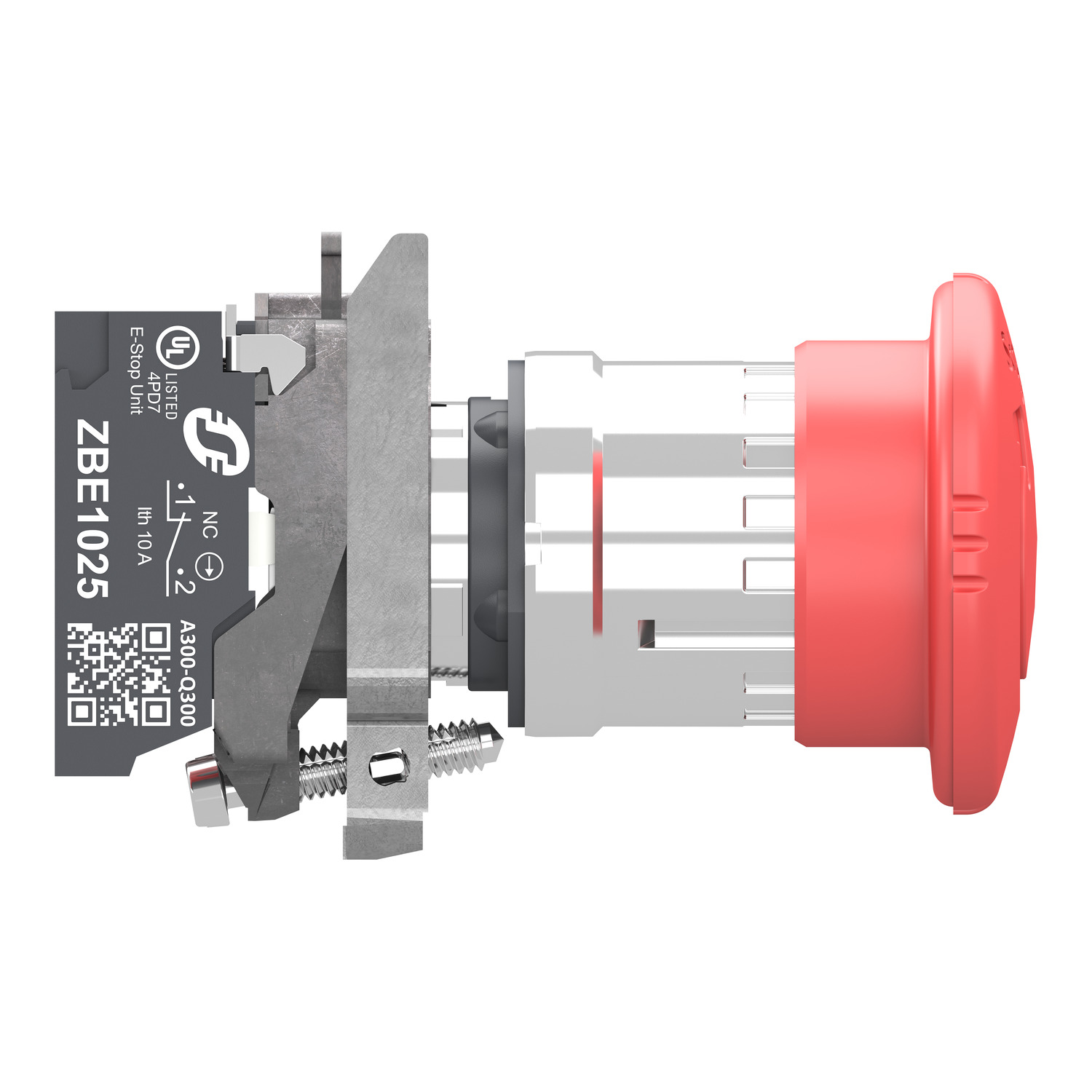 XB4BS84445 - Emergency stop switching off, Harmony XB4