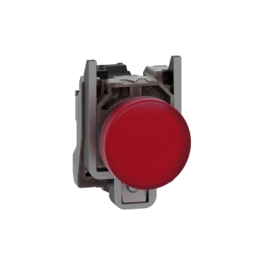 Harmony komplett fém LED jelzőlámpa, Ø22, 230VAC, piros XB4BVM4