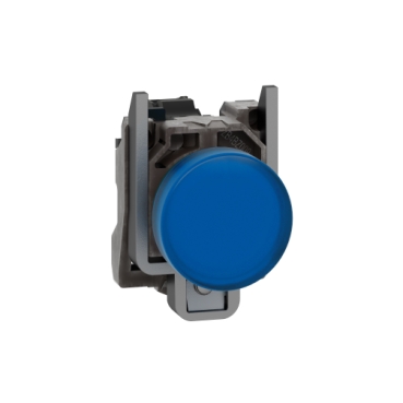 Harmony komplett fém LED jelzőlámpa, Ø22, 230VAC, kék XB4BVM6