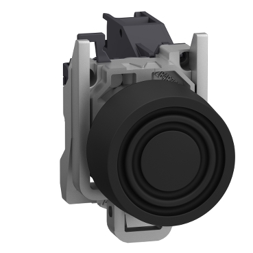 Harmony ATEX DG komplett nyomógomb, Ø22mm, beépített védősapkás, 1NO, fekete - XB4BPS21GEX