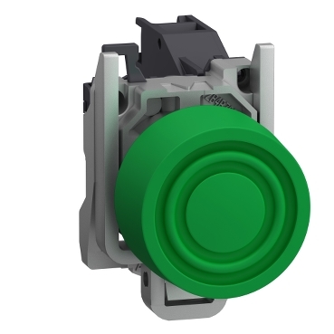 Harmony ATEX DG komplett nyomógomb,  Ø22, beépített védősapkás, 1NO, zöld - XB4BPS31GEX