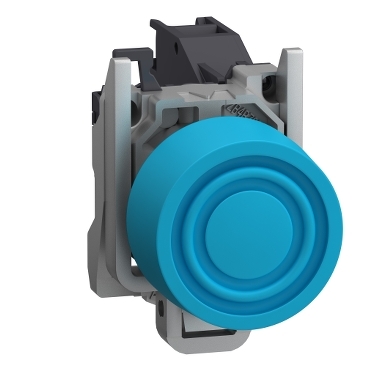 Harmony ATEX DG komplett nyomógomb, Ø22mm, beépített védősapkás, 1NO, kék - XB4BPS61GEX