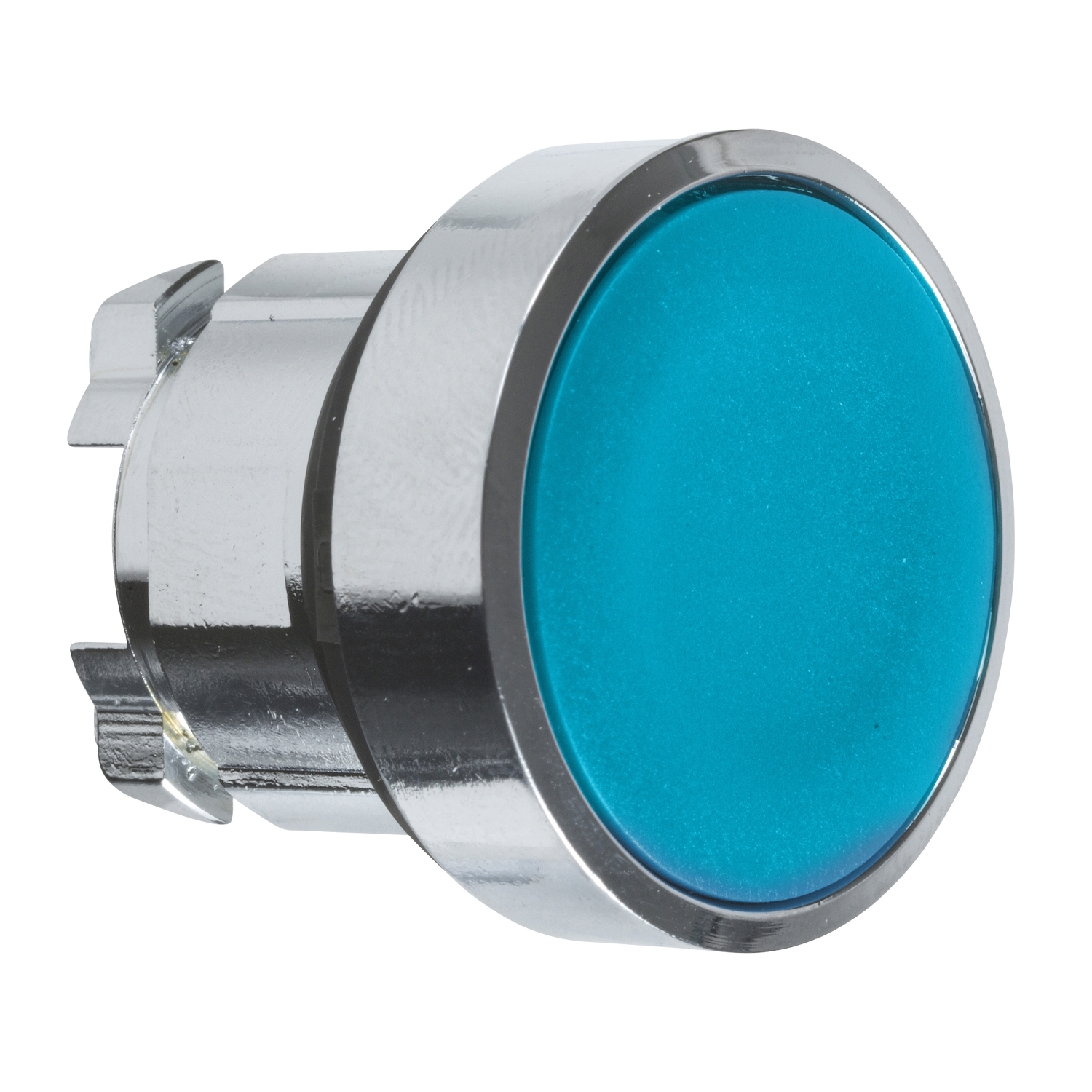 SCHNEIDER ELECTRIC XB4 - Cabezal pulsador rasante, metálico, azul