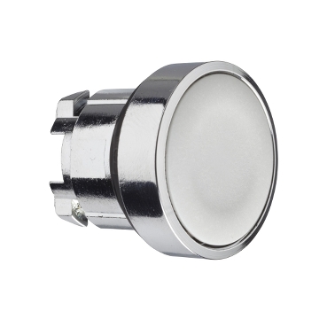 Harmony fém nyomógomb fej, Ø22mm, visszatérő, szürke - ZB4BA8