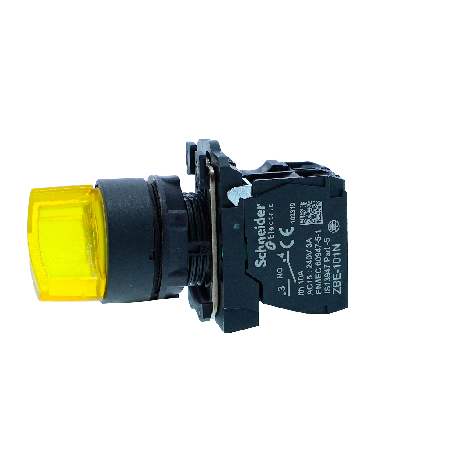 XB5AK125M1N - Ill selector switch, Harmony XB5N XB7N, plastic