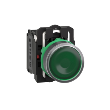  XB5AW33B5 XB5AW33B5 TASTER SVETLEĆI ZELENA 24V AC/DC LED 1NO  