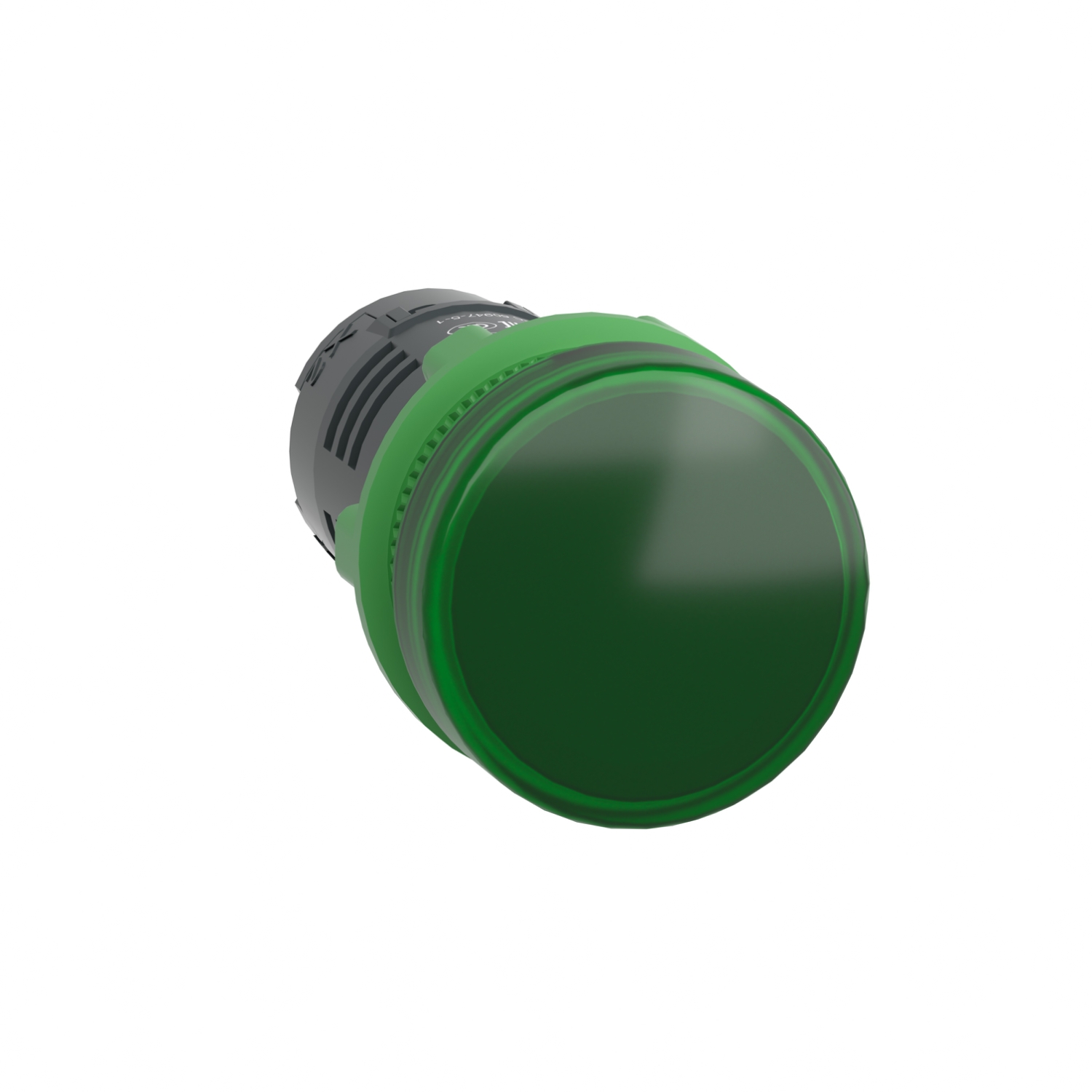 Jelzőlámpa kompakt műa. d22 1x LED zöld 230-240V AC/DC kerek lapos Harmony XB5 Schneider