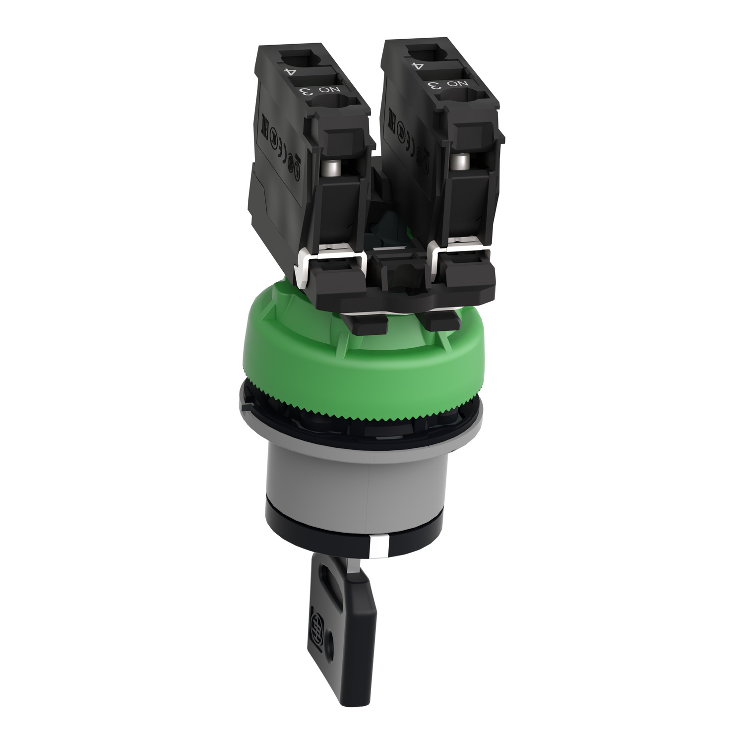 XB5AG61 | Selettore 22 - 2 Posizioni - Con Ritorno - A Chiave - Ronis 455 - 1NO