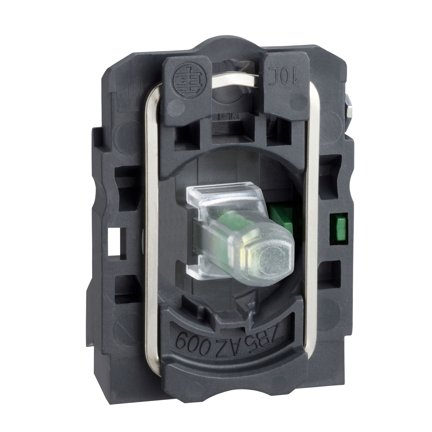 用於发光控制键的本体 - Ø 22 - 黄色整体 LED 1NO