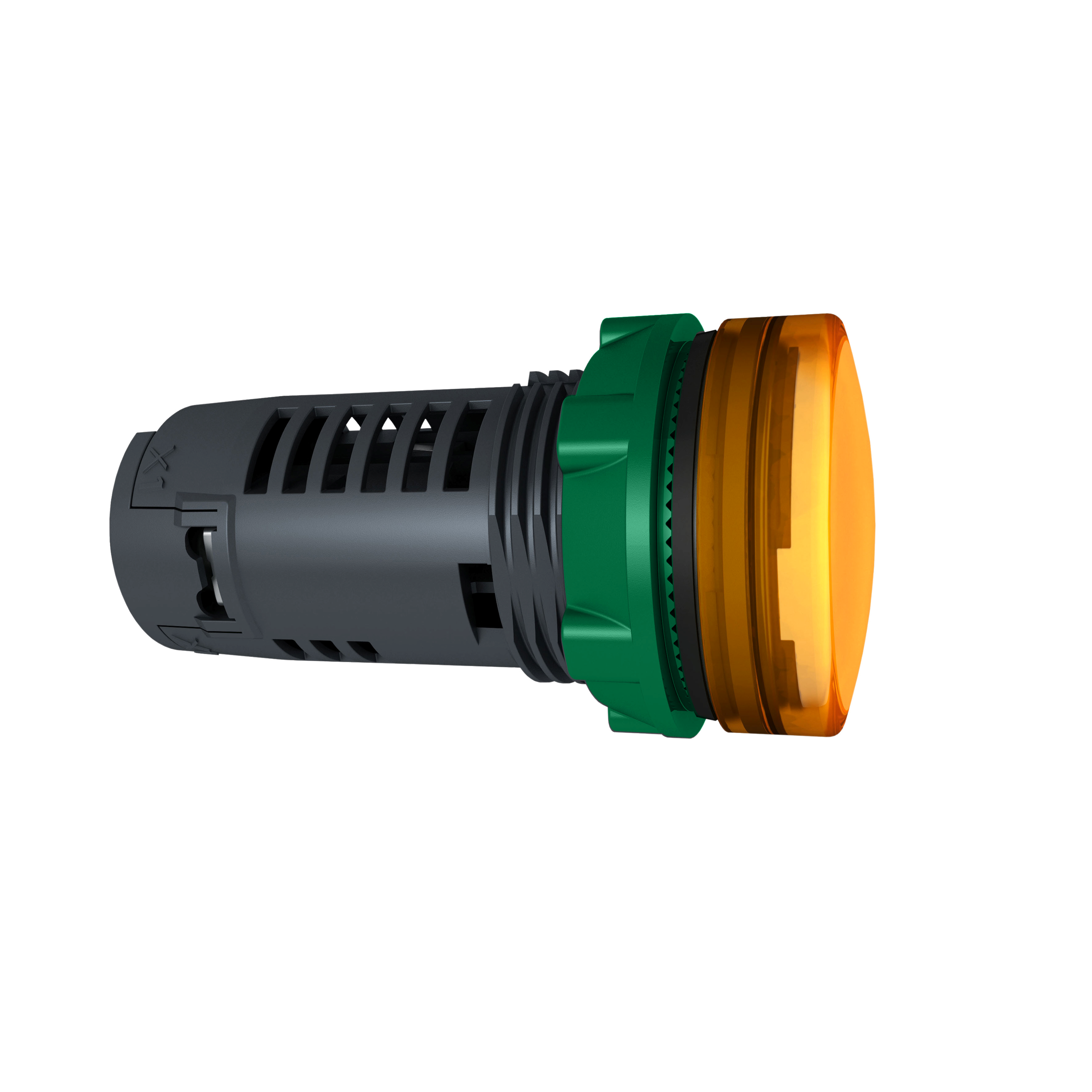 MONOLITHIC LED PILOT LIGHT, ORANGE, 110V