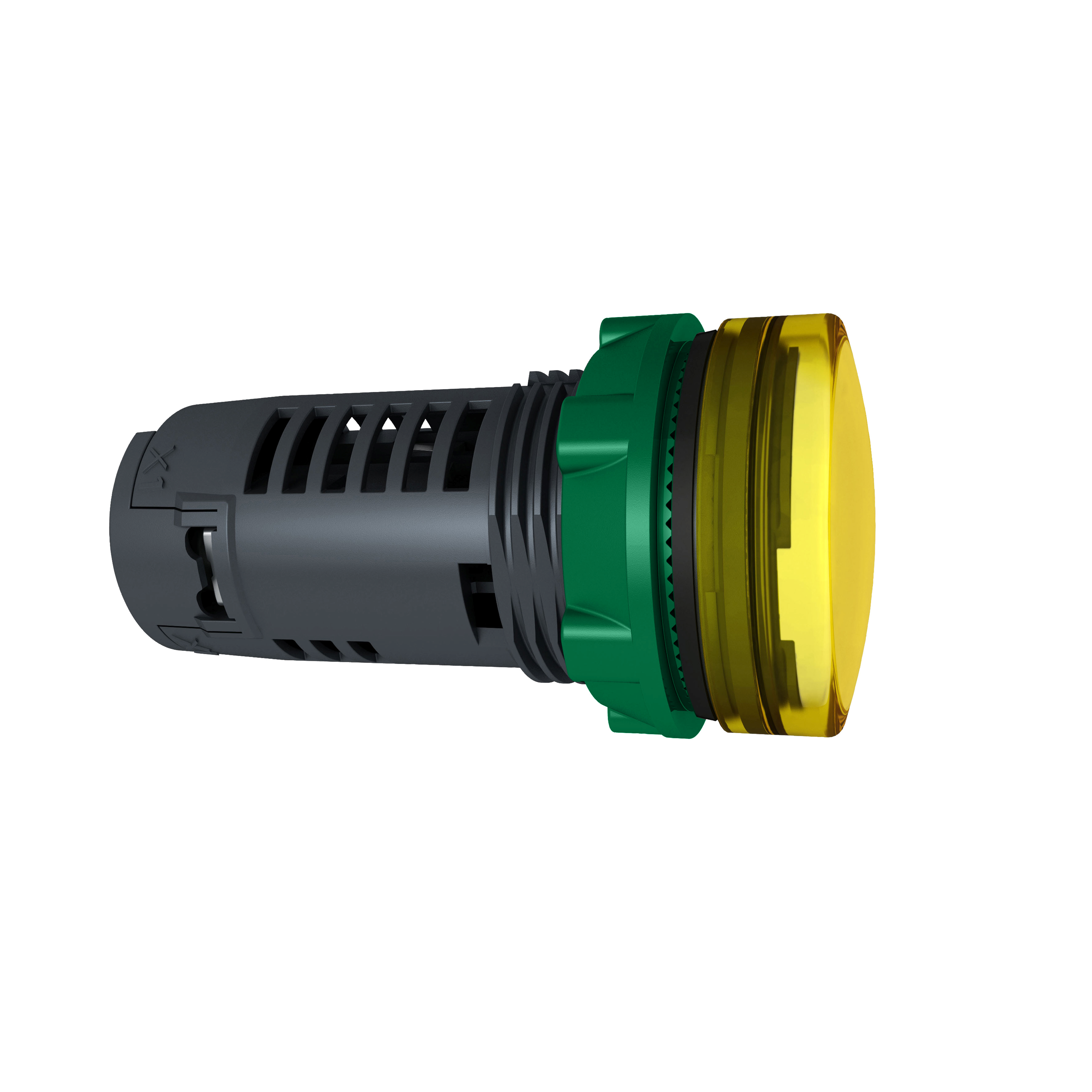 MONOLITHIC LED PILOT LIGHT, YELLOW, 110V