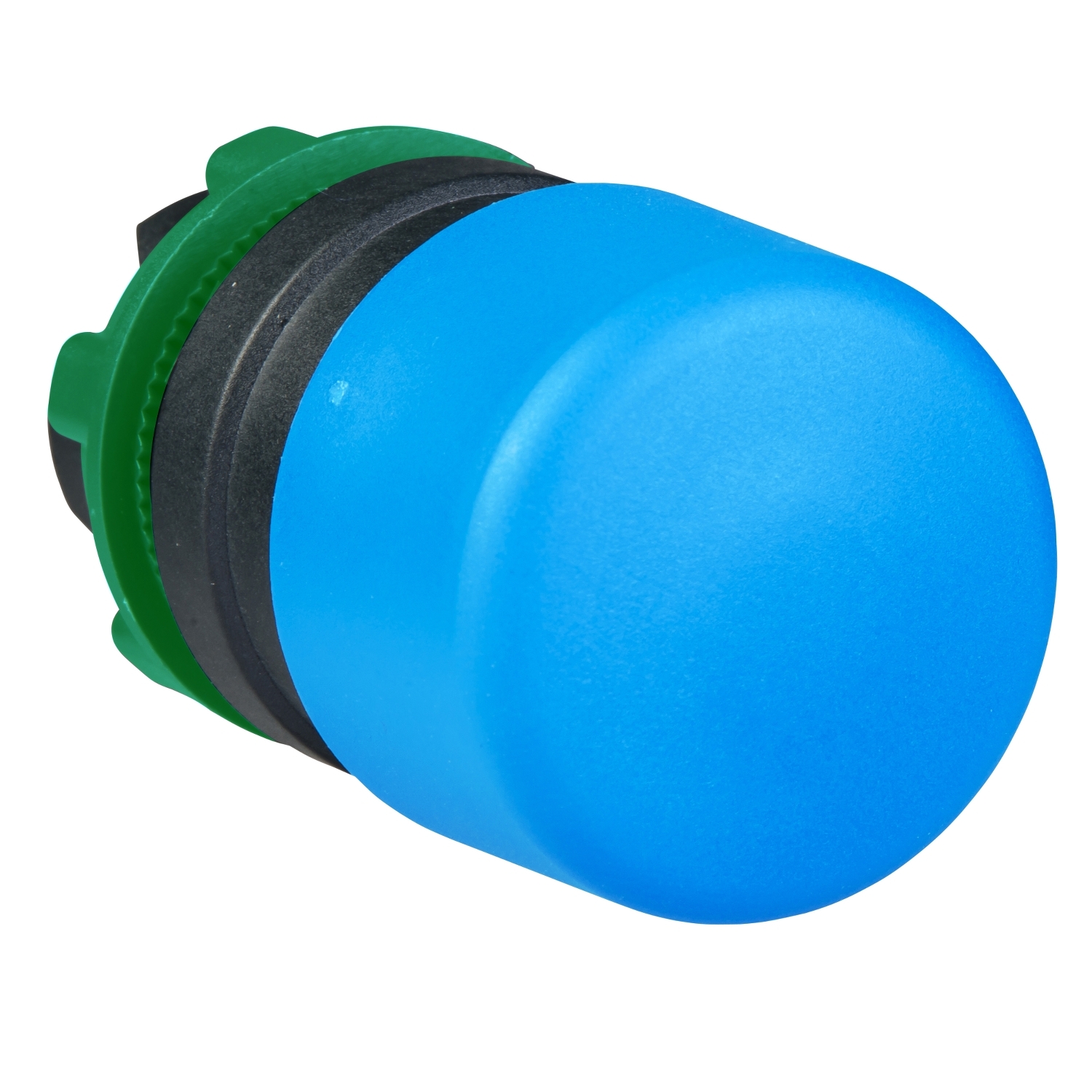 Gomba nyomófej d22 30mm 30mm kék visszaugró Harmony XB5 Schneider