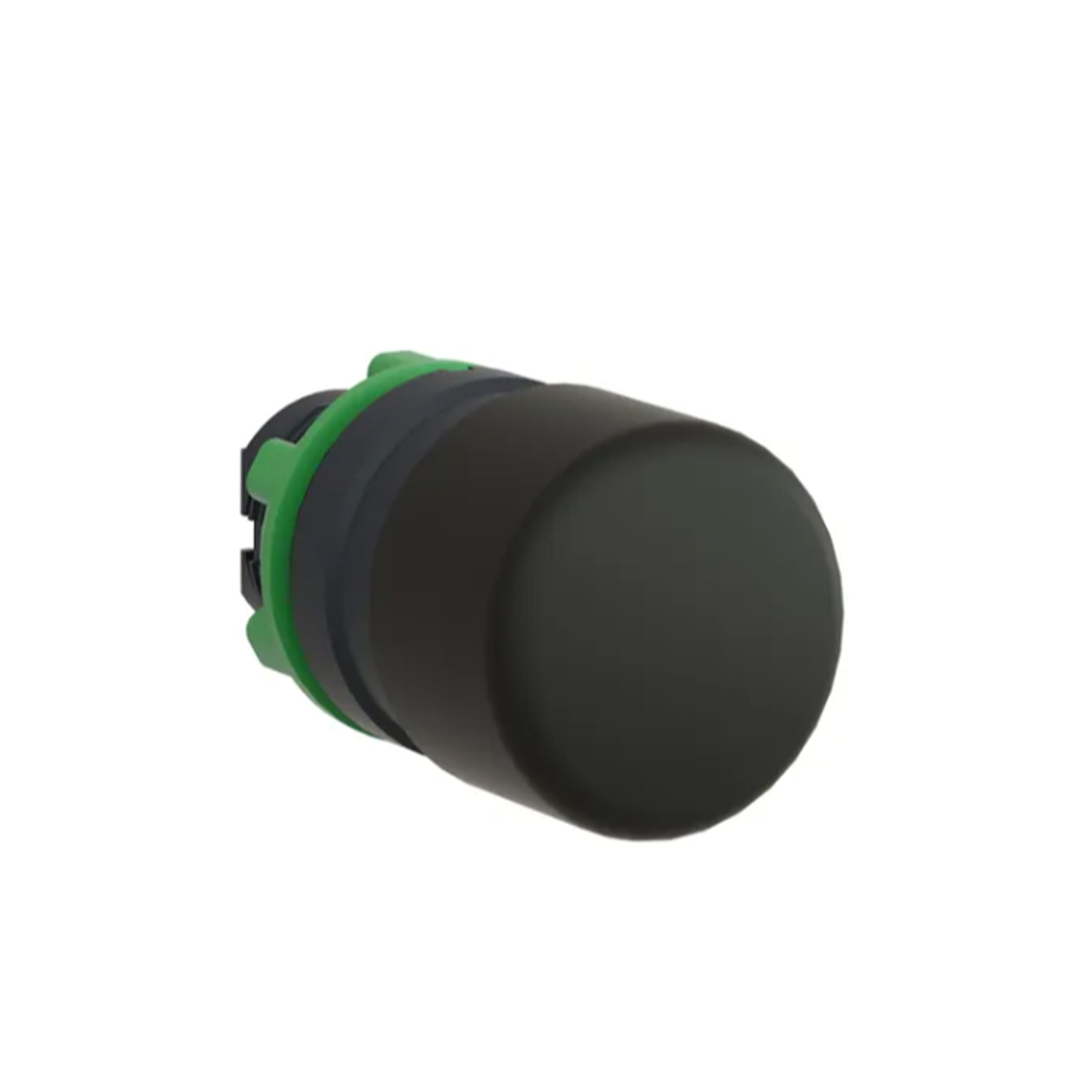 Head for non illuminated pushbutton, Harmony XB5, plastic, black, mushroom 30mm, 22mm, spring return