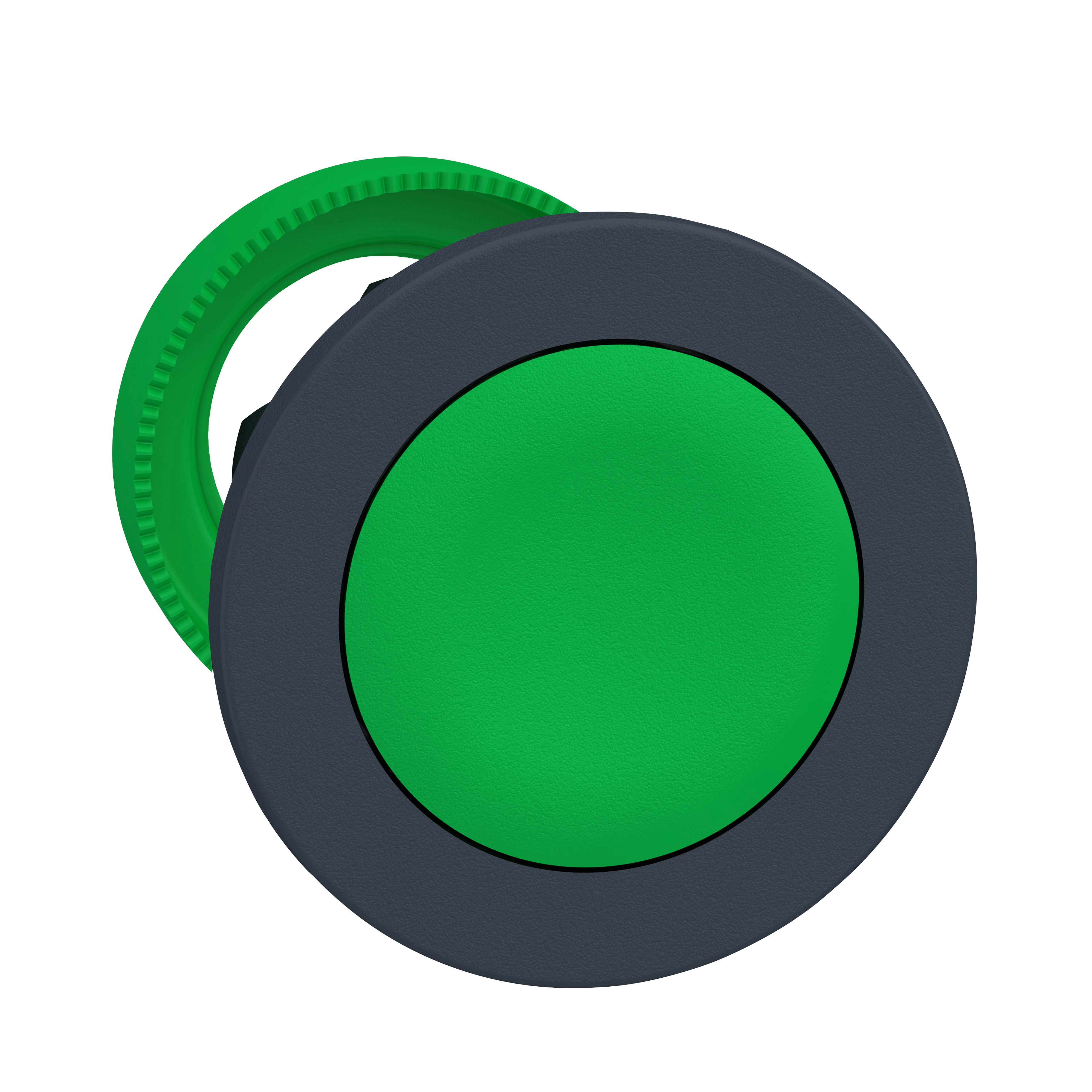 FLUSH MOUNTED GREEN FLUSH CAPS PUSHBUTTO