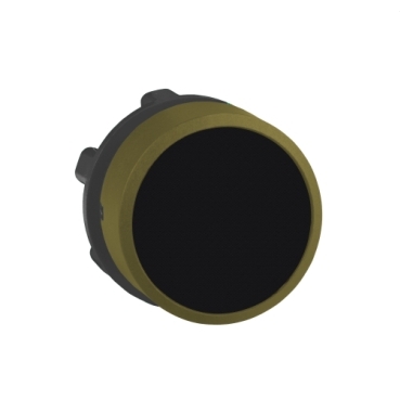 Harmony XB5 - flush head for push button Ø22 - black caps - dark brown ring