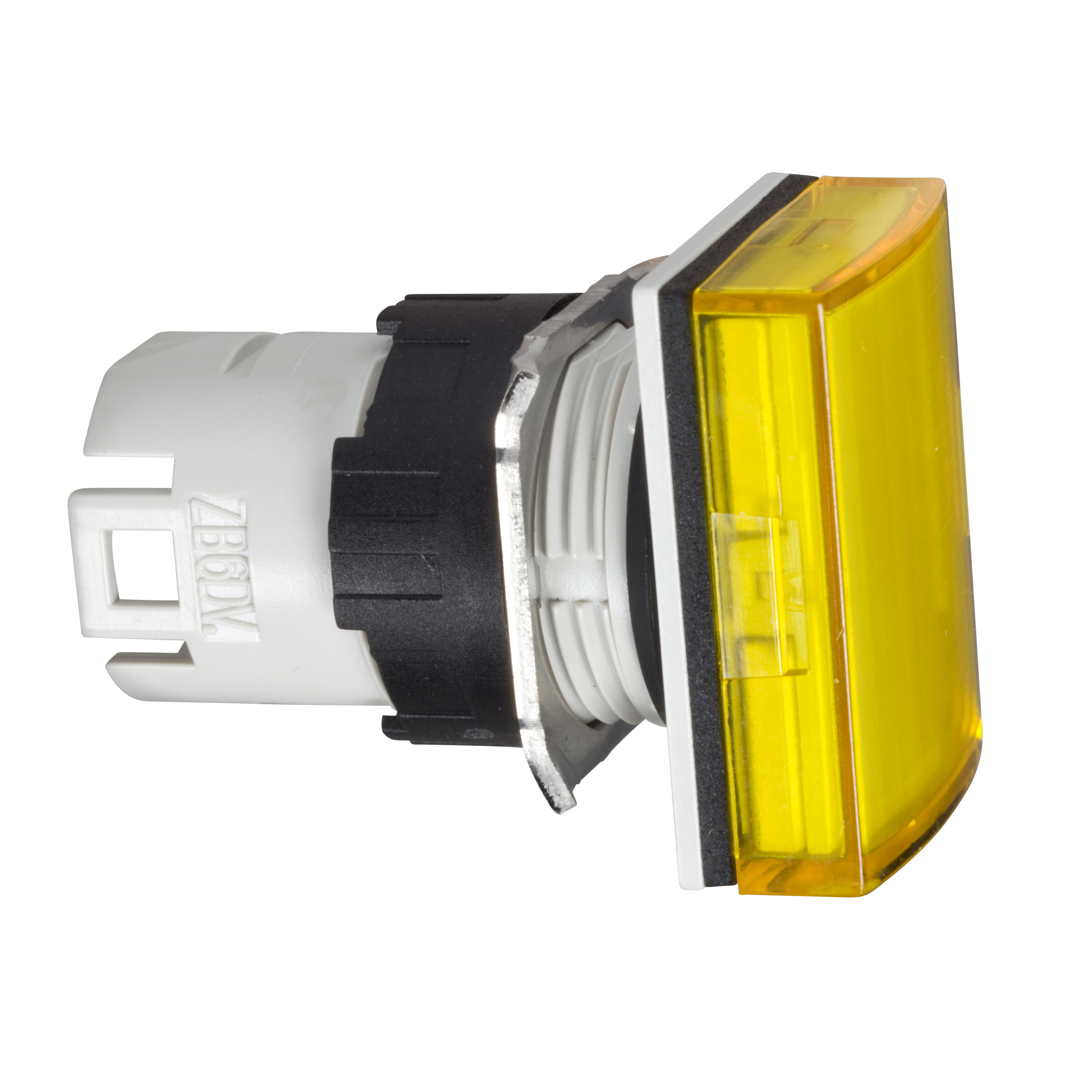PILOT LIGHT HEAD DIAM 16 RECTANGULAR YEL