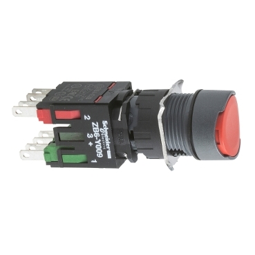  XB6AA45B XB6AA45B TASTER D16 1NO1NC OKRUGLO CRVENO  