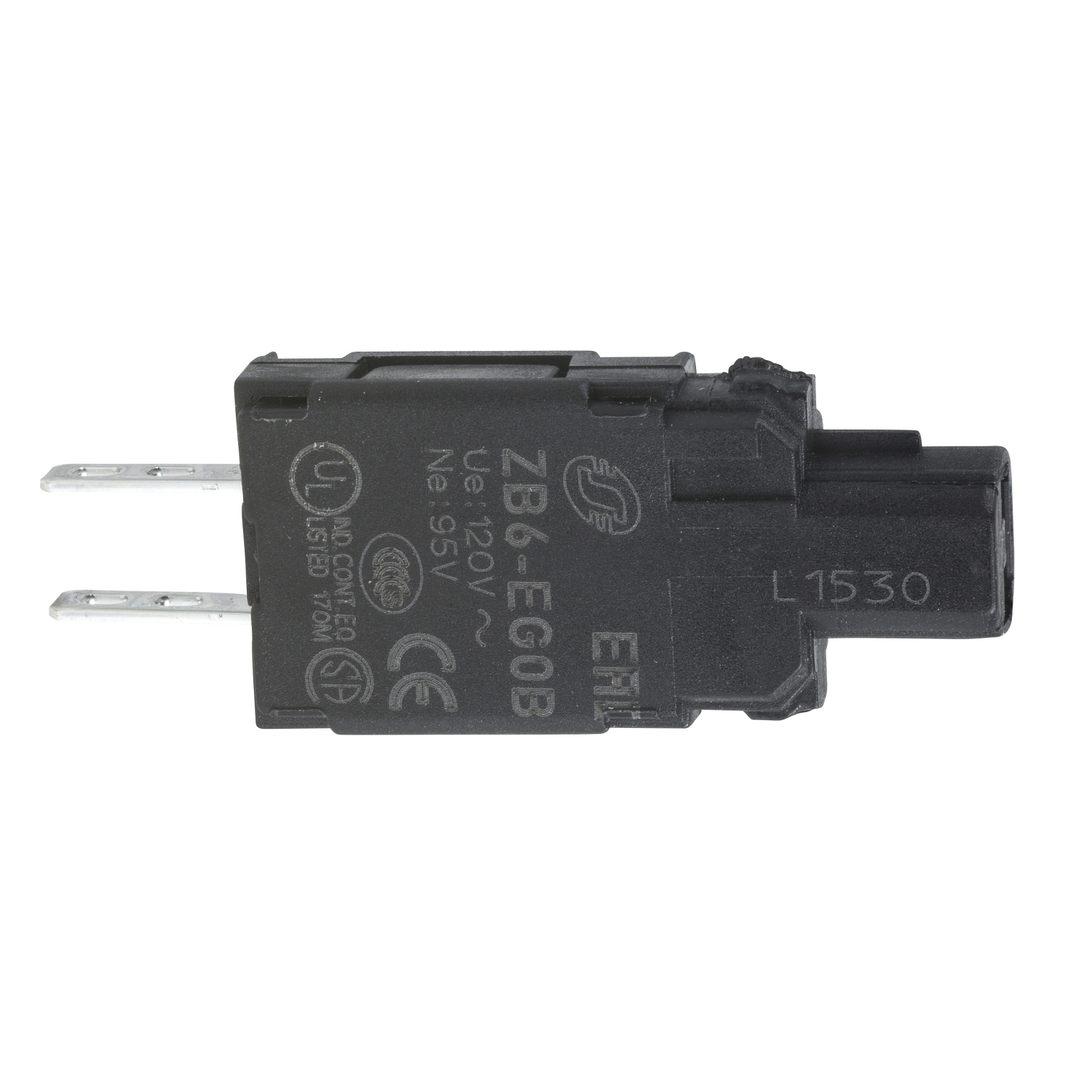 Világító blokk neon 230V/AC BA9s előlapra csúszósarus Harmony XB6 Schneider