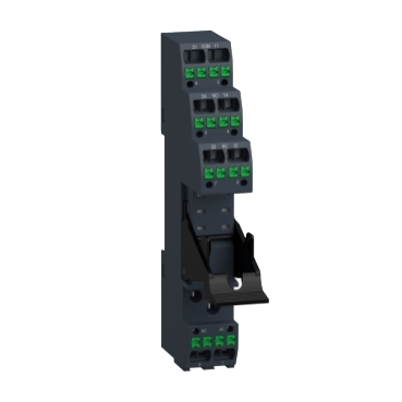 RSZ push-in socket with clamp, separate contact, 10 A, for RSB2 relés RSZE08P