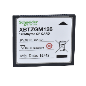 Schneider Electric XBTZGM128 128Mbytes COMPACT FLASH Card 