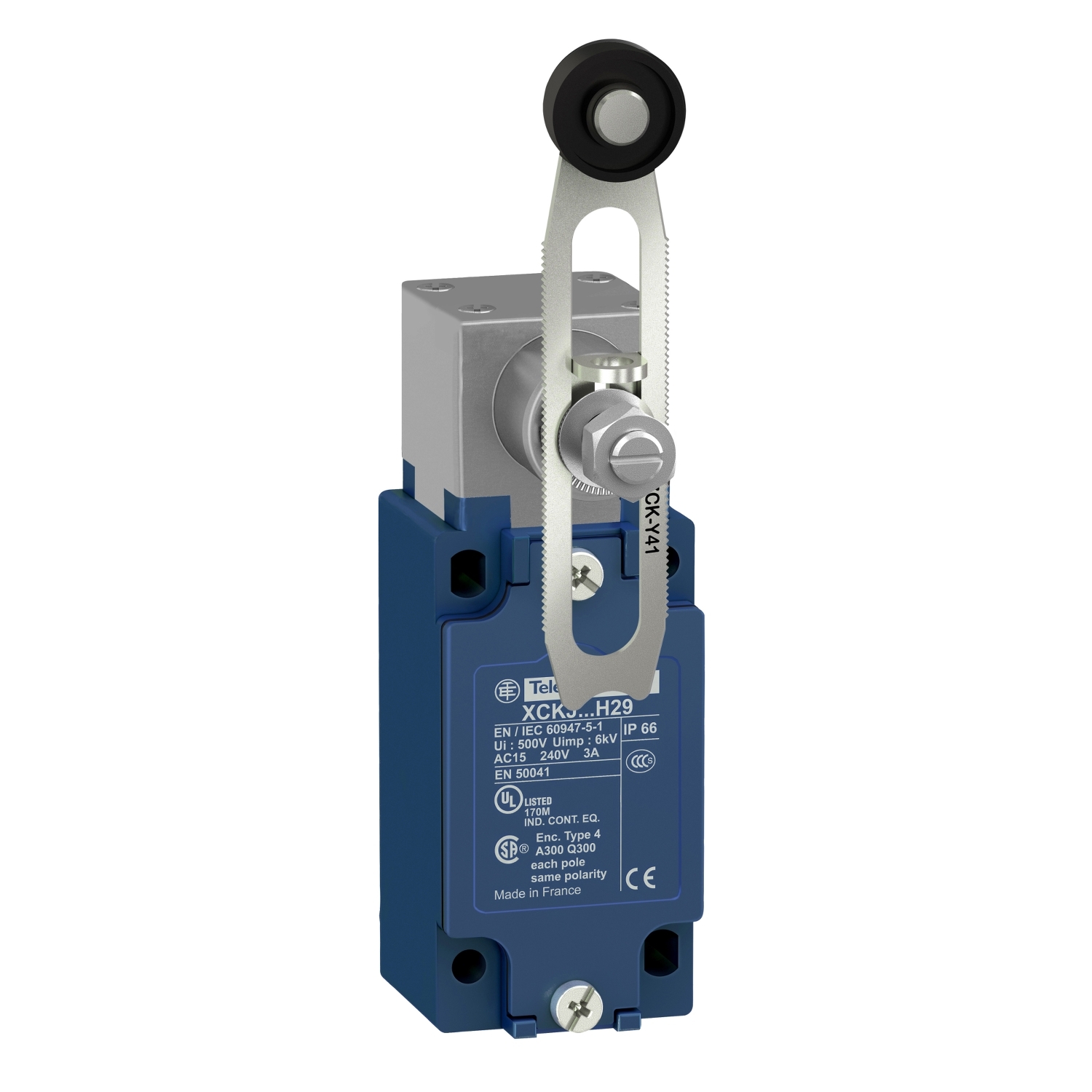 Xckj10541 Limit Switch Limit Switches Xc Standard Xckj Thermoplastic Plastic Roller Lever Var Length 1nc 1 No Snap Pg13 Schneider Electric Global